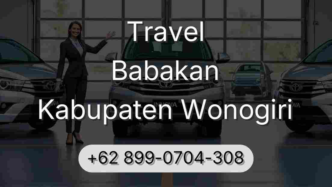 Travel Babakan Kabupaten Wonogiri