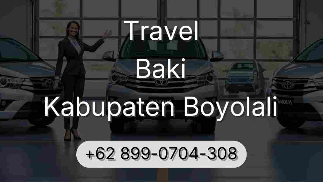 Travel Baki Kabupaten Boyolali