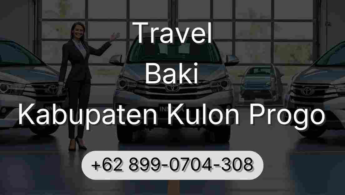 Travel Baki Kabupaten Kulon Progo