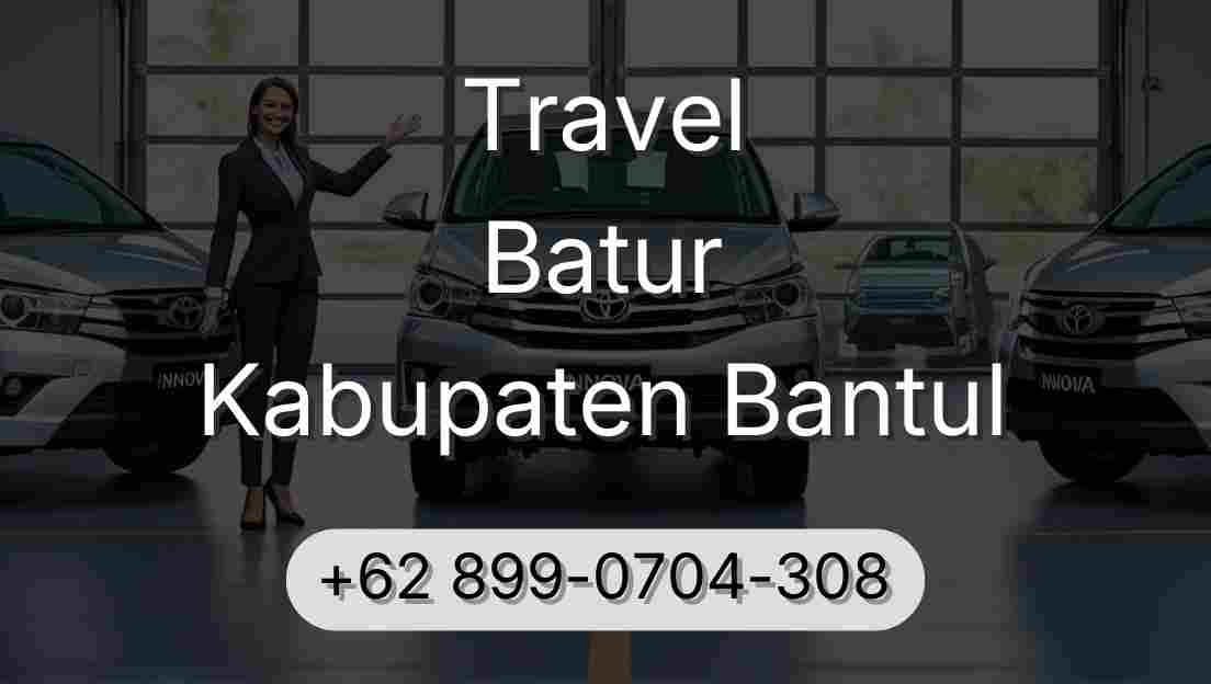 Travel Batur Kabupaten Bantul