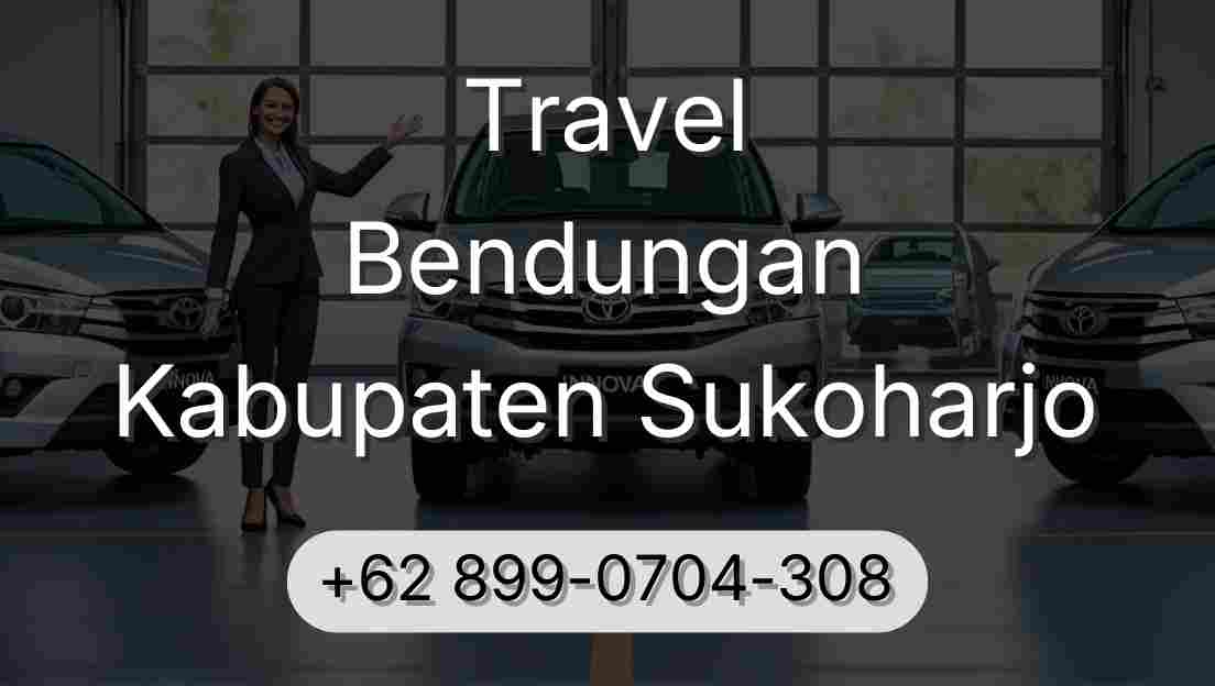 Travel Bendungan Kabupaten Sukoharjo