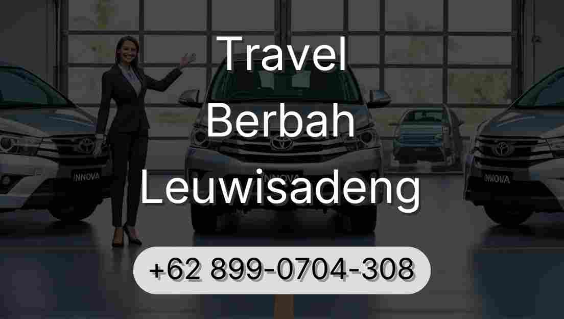 Travel Berbah Leuwisadeng