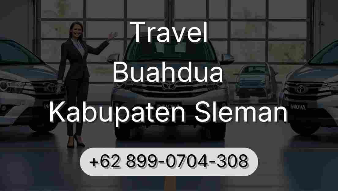Travel Buahdua Kabupaten Sleman