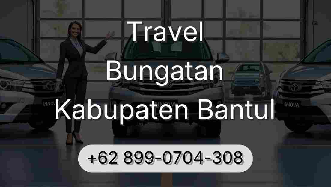 Travel Bungatan Kabupaten Bantul