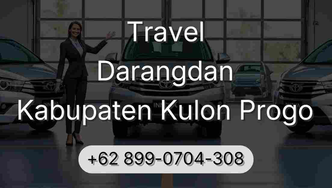 Travel Darangdan Kabupaten Kulon Progo