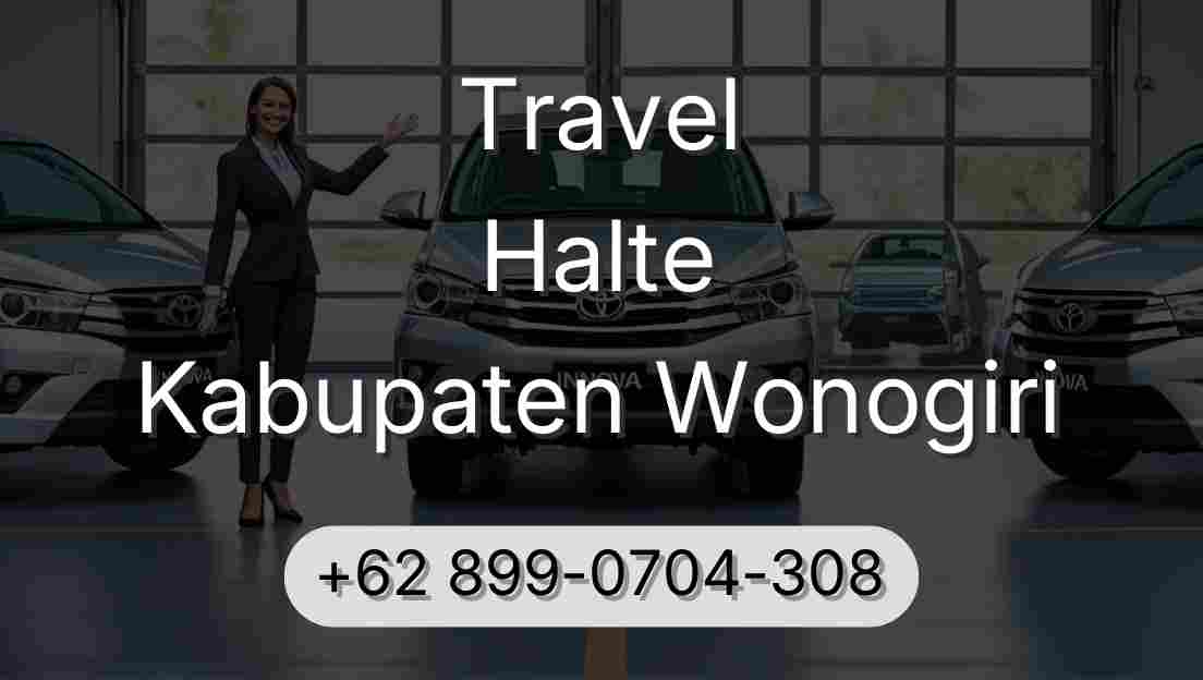Travel Halte Kabupaten Wonogiri