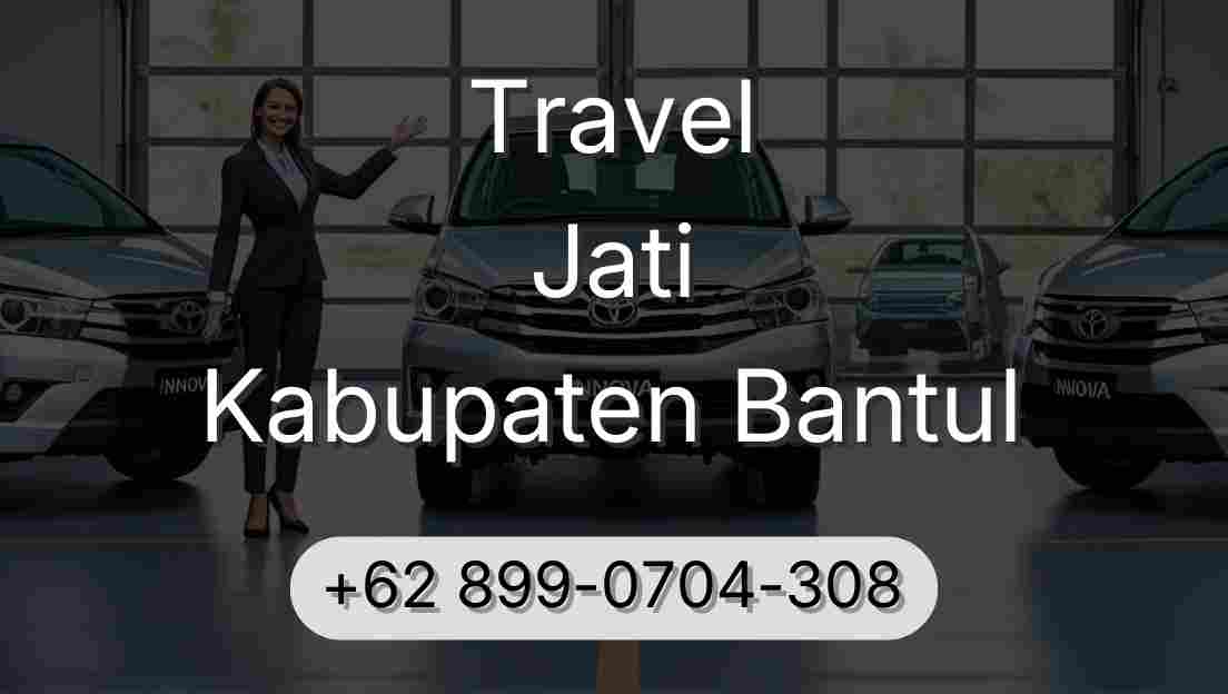 Travel Jati Kabupaten Bantul