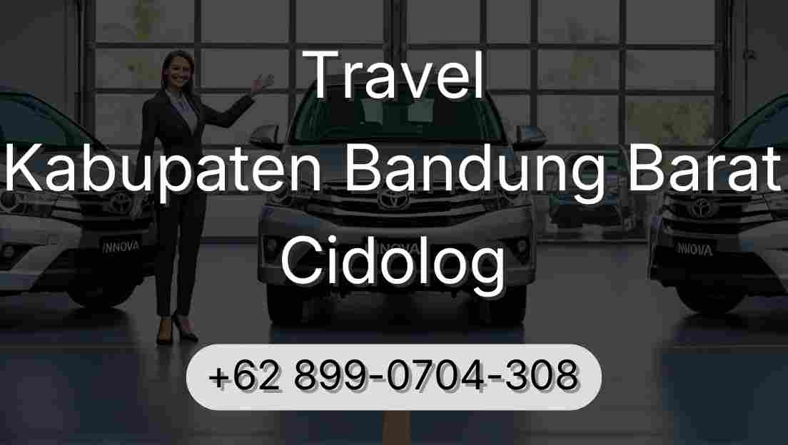 Travel Kabupaten Bandung Barat Cidolog
