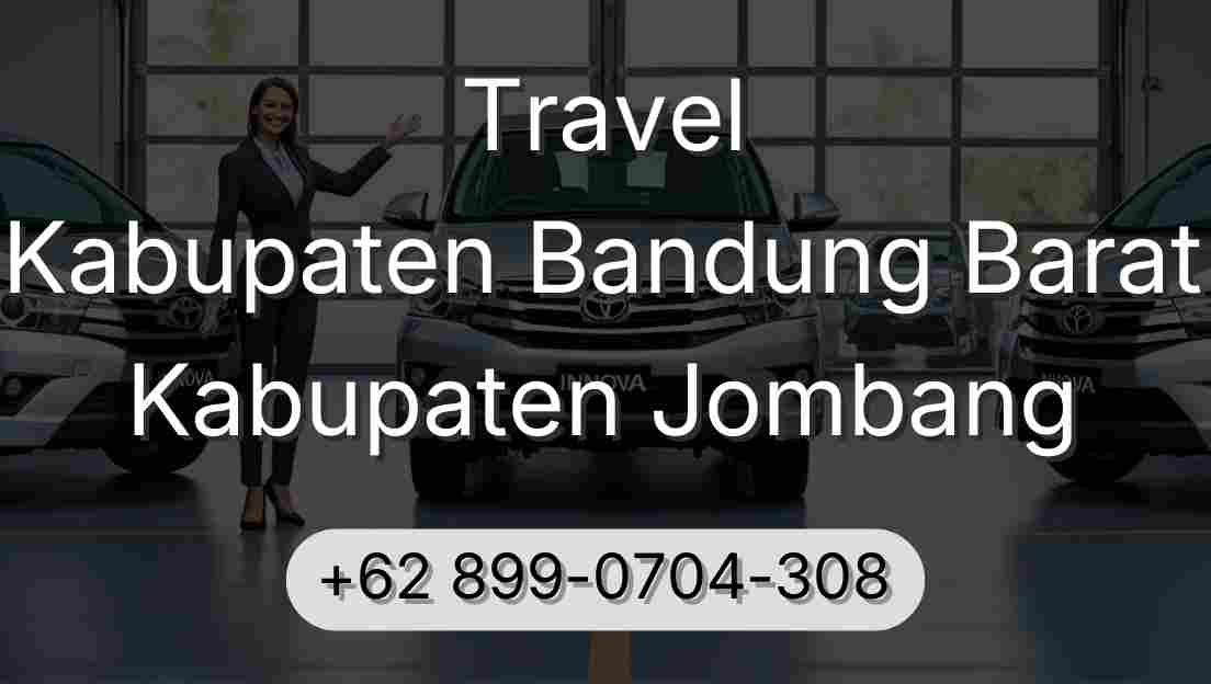 Travel Kabupaten Bandung Barat Kabupaten Jombang