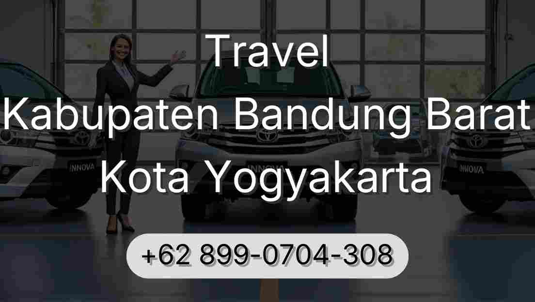 Travel Kabupaten Bandung Barat Kota Yogyakarta