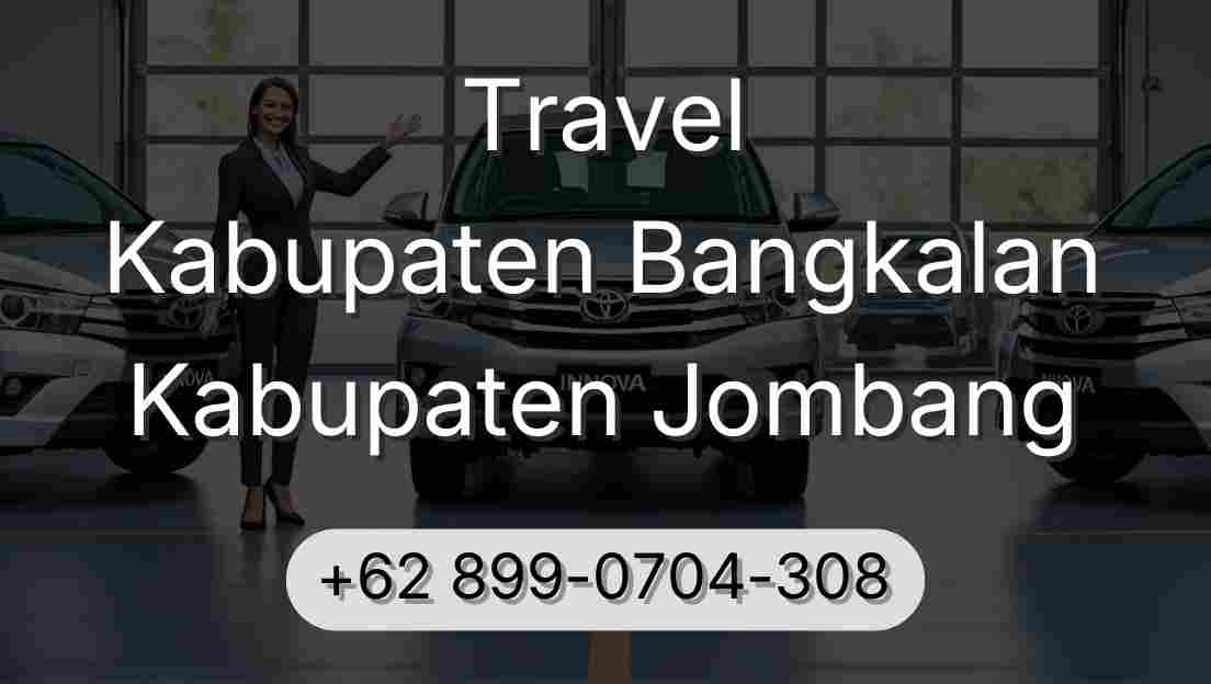 Travel Kabupaten Bangkalan Kabupaten Jombang
