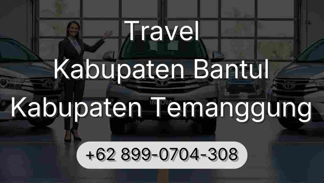 Travel Kabupaten Bantul Kabupaten Temanggung