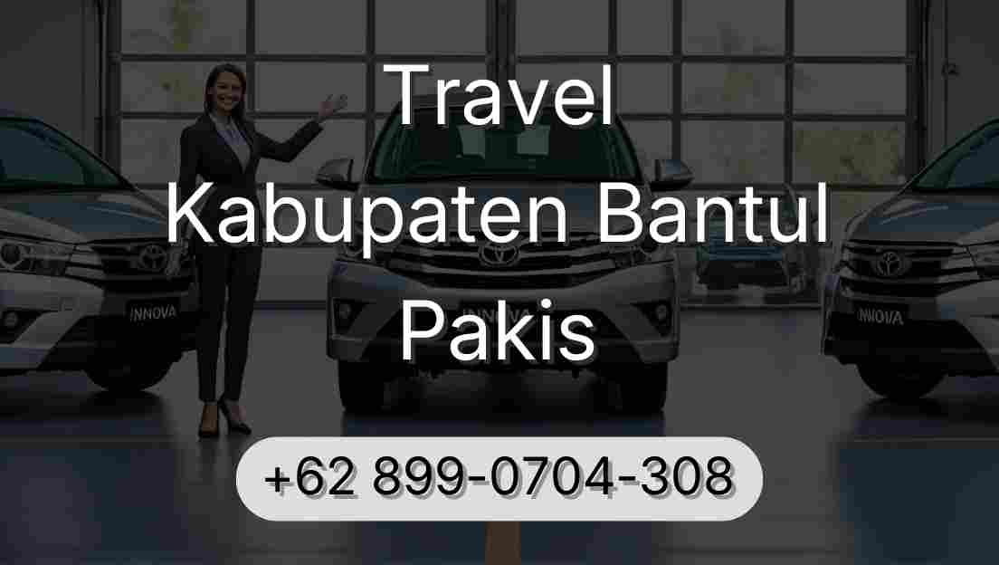Travel Kabupaten Bantul Pakis