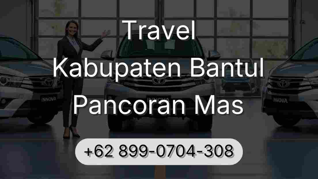 Travel Kabupaten Bantul Pancoran Mas