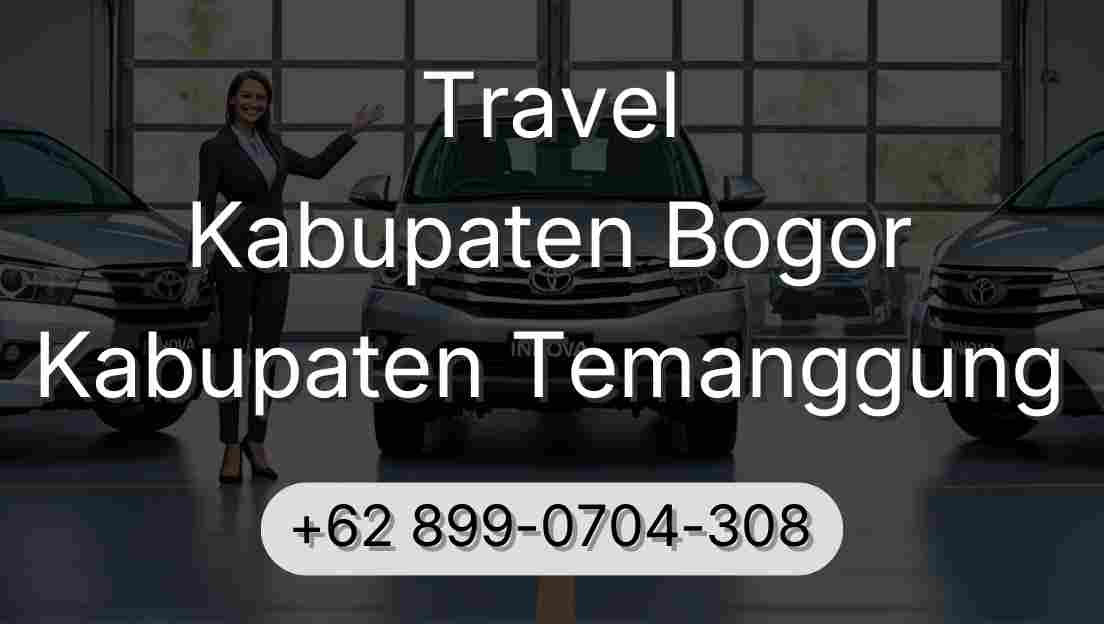 Travel Kabupaten Bogor Kabupaten Temanggung