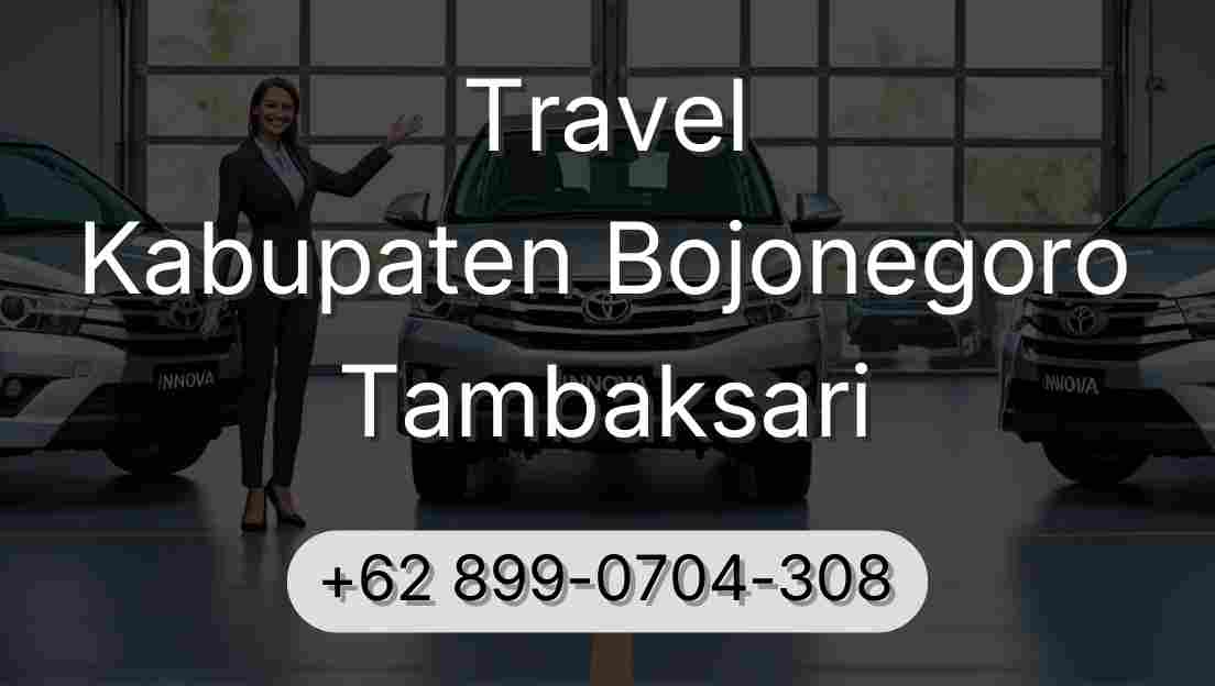 Travel Kabupaten Bojonegoro Tambaksari
