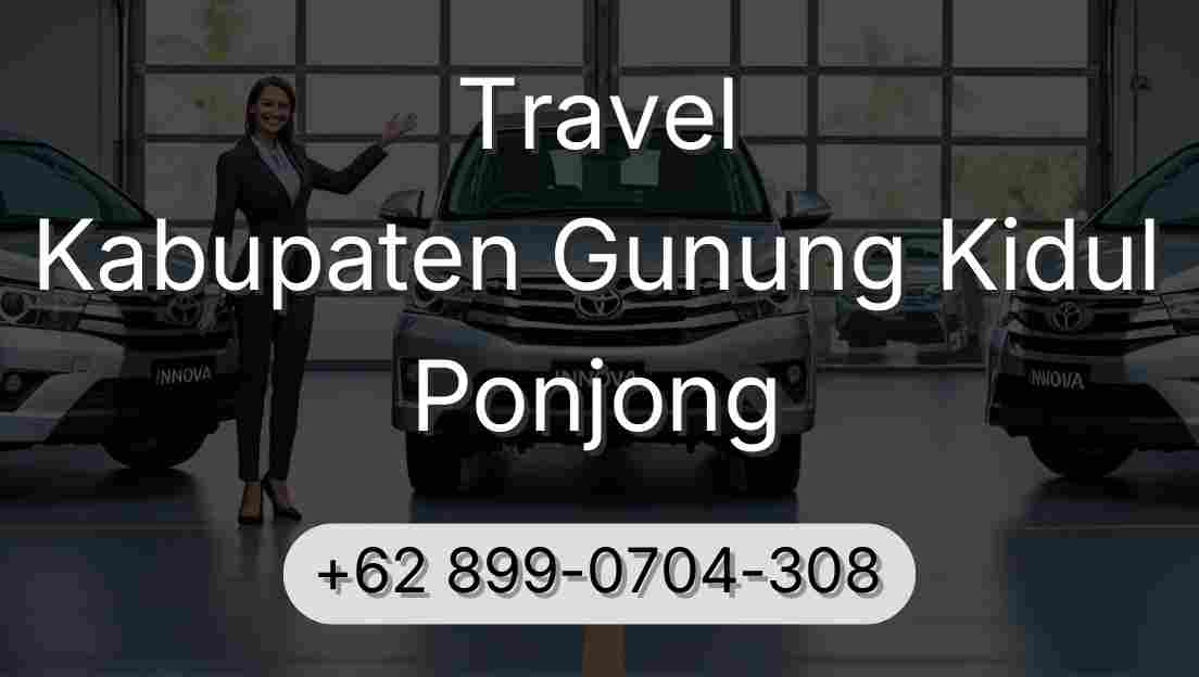Travel Kabupaten Gunung Kidul Ponjong