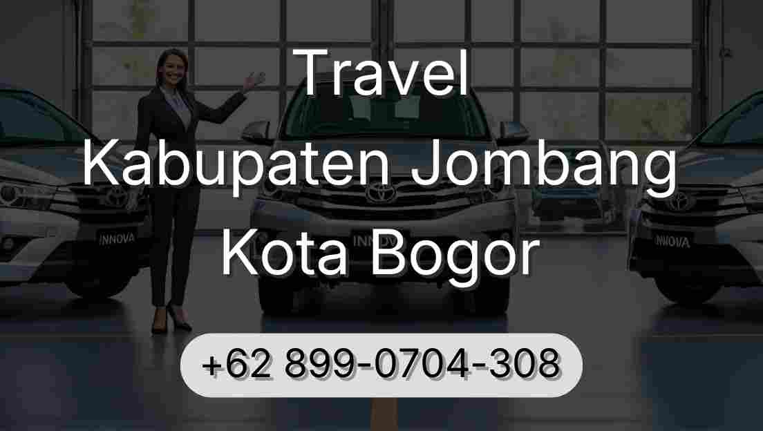 Travel Kabupaten Jombang Kota Bogor