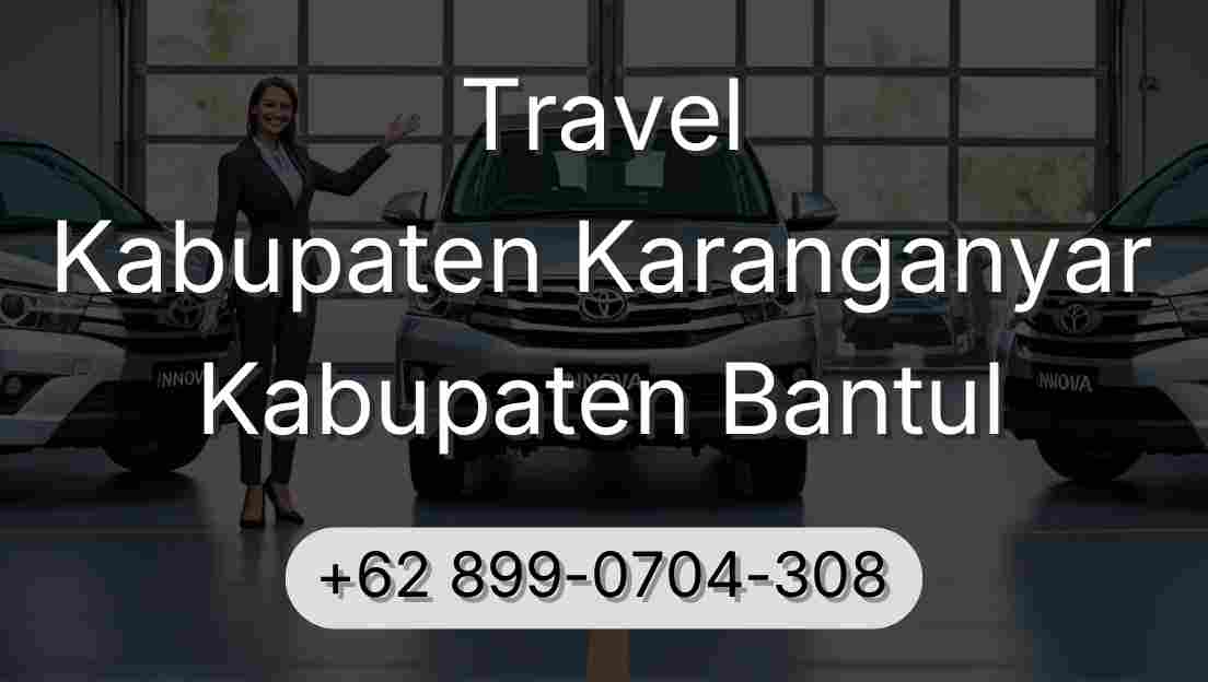 Travel Kabupaten Karanganyar Kabupaten Bantul