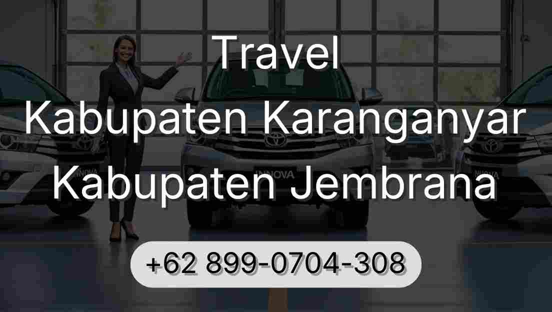 Travel Kabupaten Karanganyar Kabupaten Jembrana