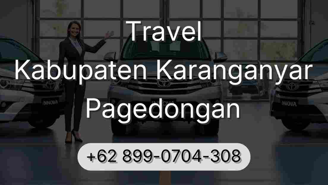 Travel Kabupaten Karanganyar Pagedongan