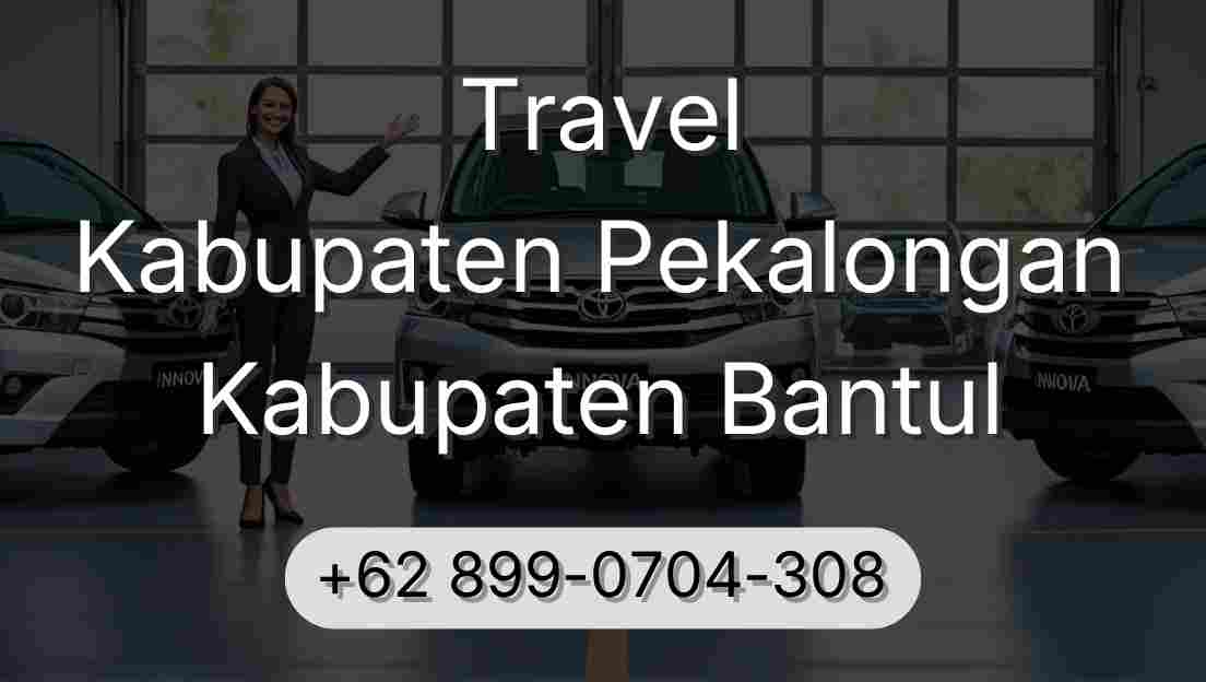 Travel Kabupaten Pekalongan Kabupaten Bantul