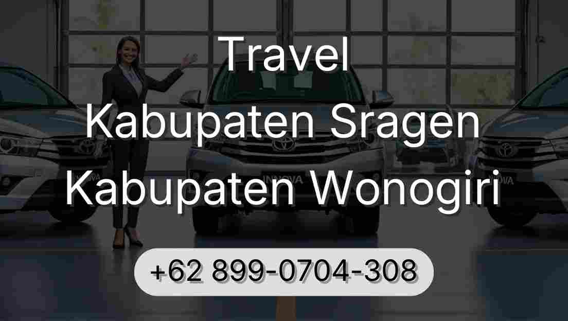 Travel Kabupaten Sragen Kabupaten Wonogiri