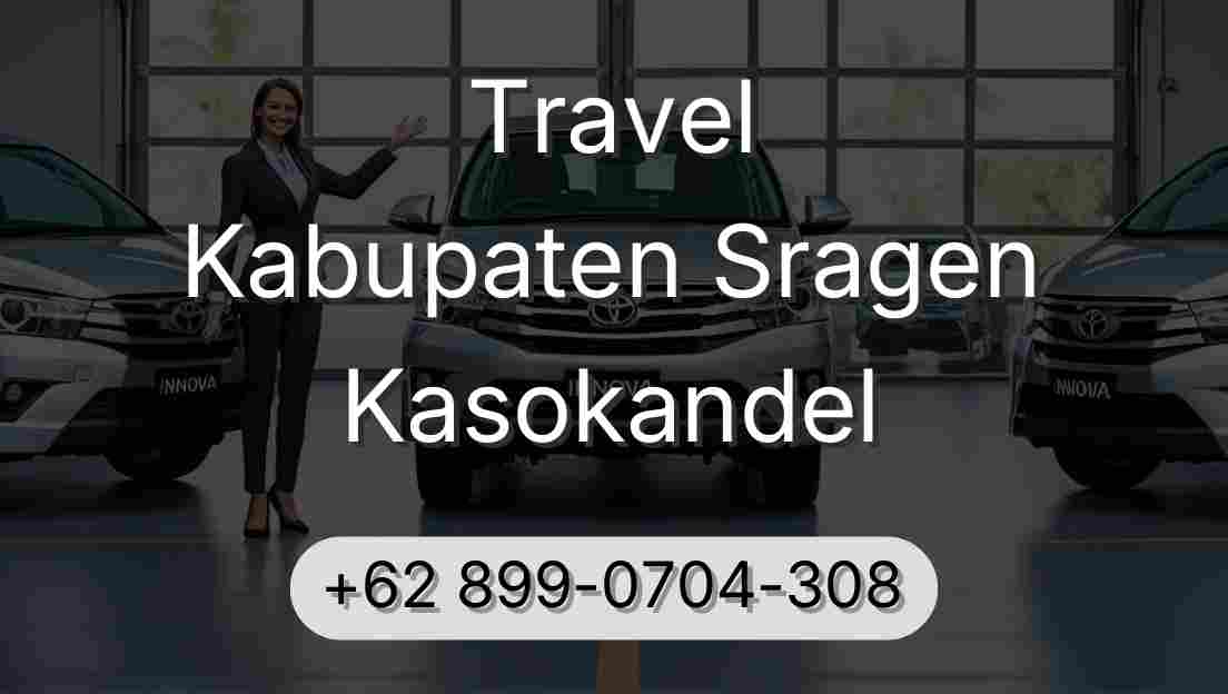 Travel Kabupaten Sragen Kasokandel