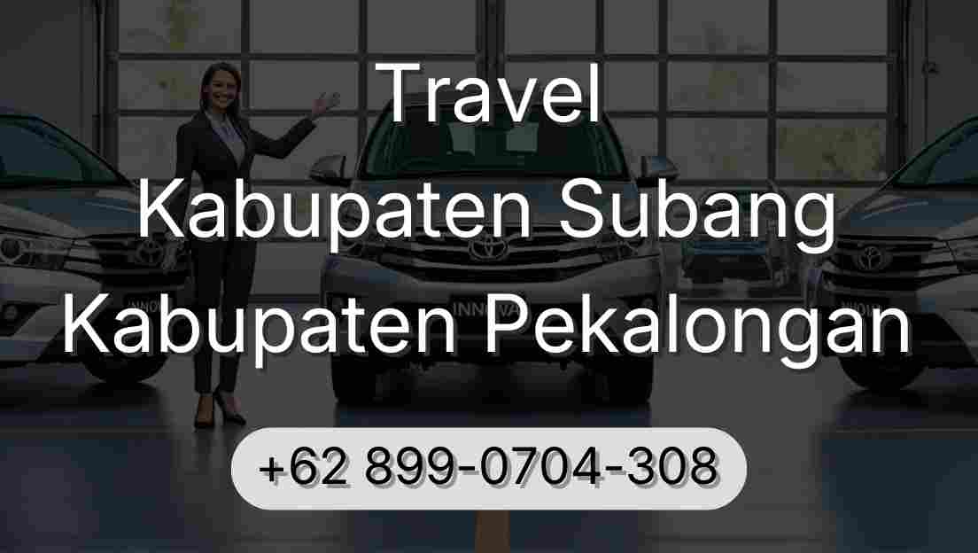 Travel Kabupaten Subang Kabupaten Pekalongan