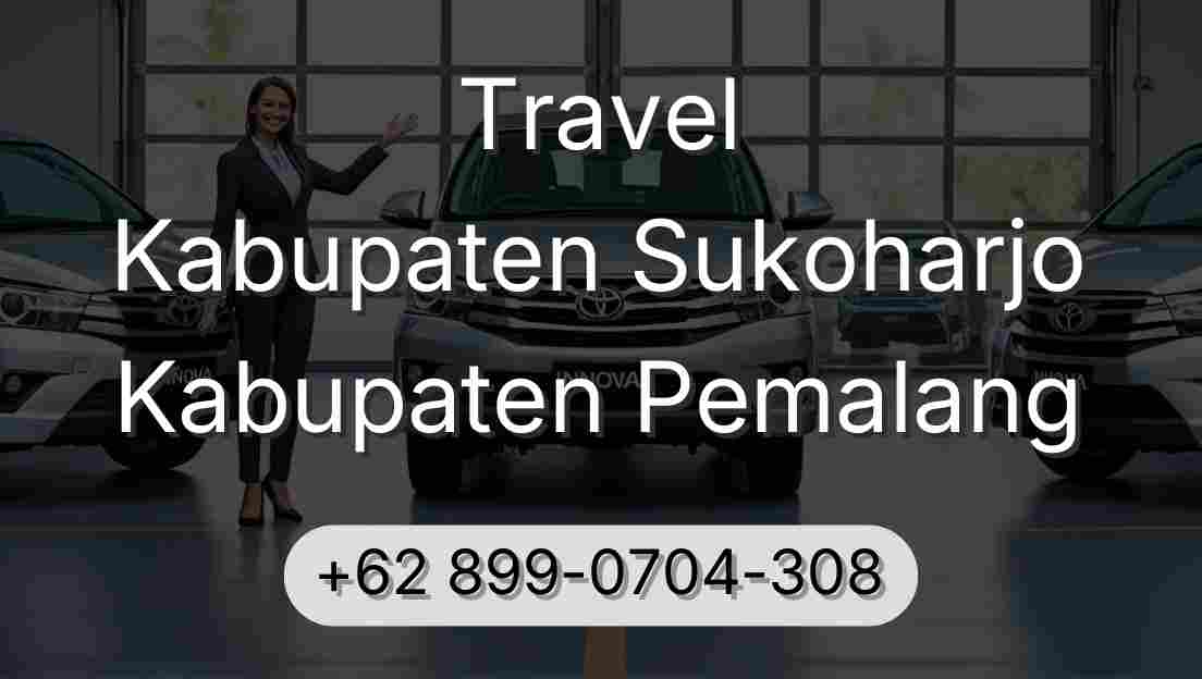 Travel Kabupaten Sukoharjo Kabupaten Pemalang