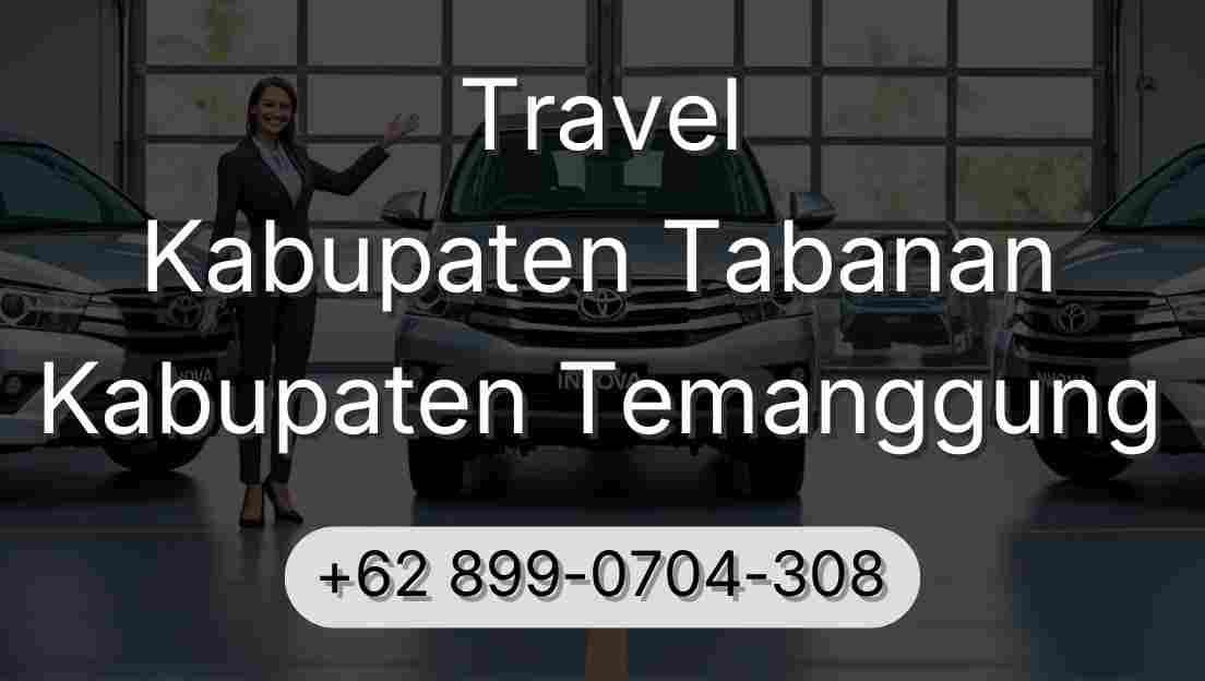 Travel Kabupaten Tabanan Kabupaten Temanggung