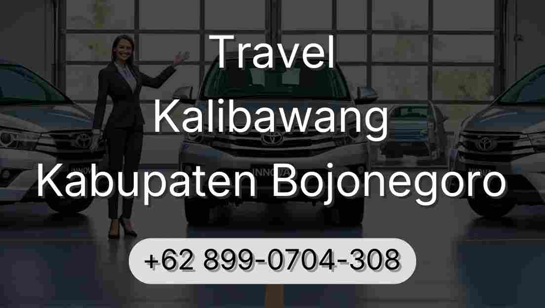Travel Kalibawang Kabupaten Bojonegoro