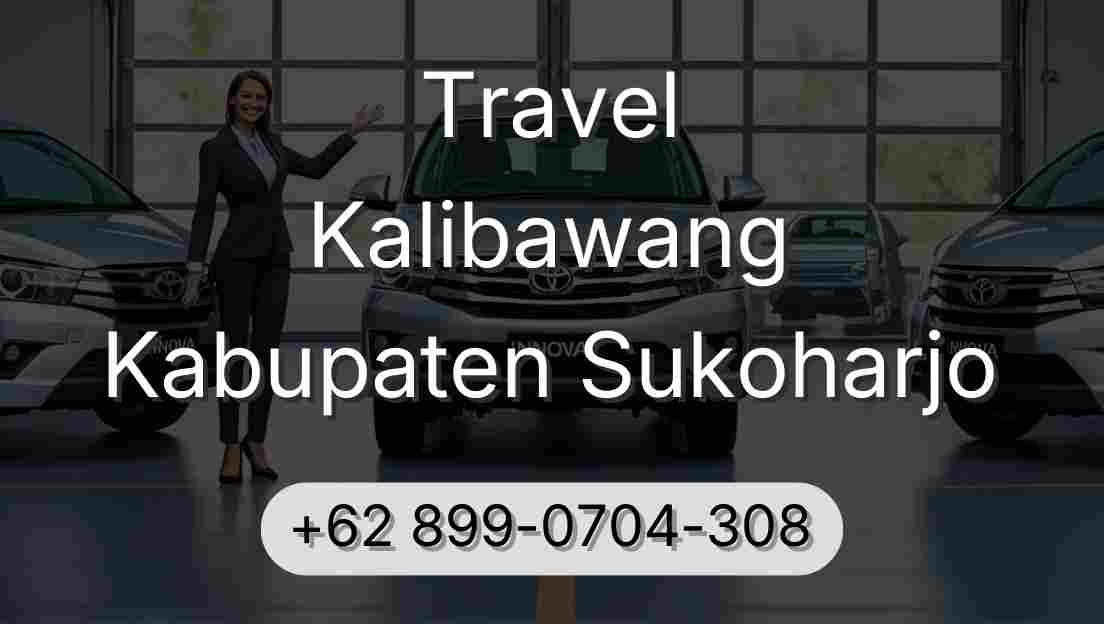 Travel Kalibawang Kabupaten Sukoharjo