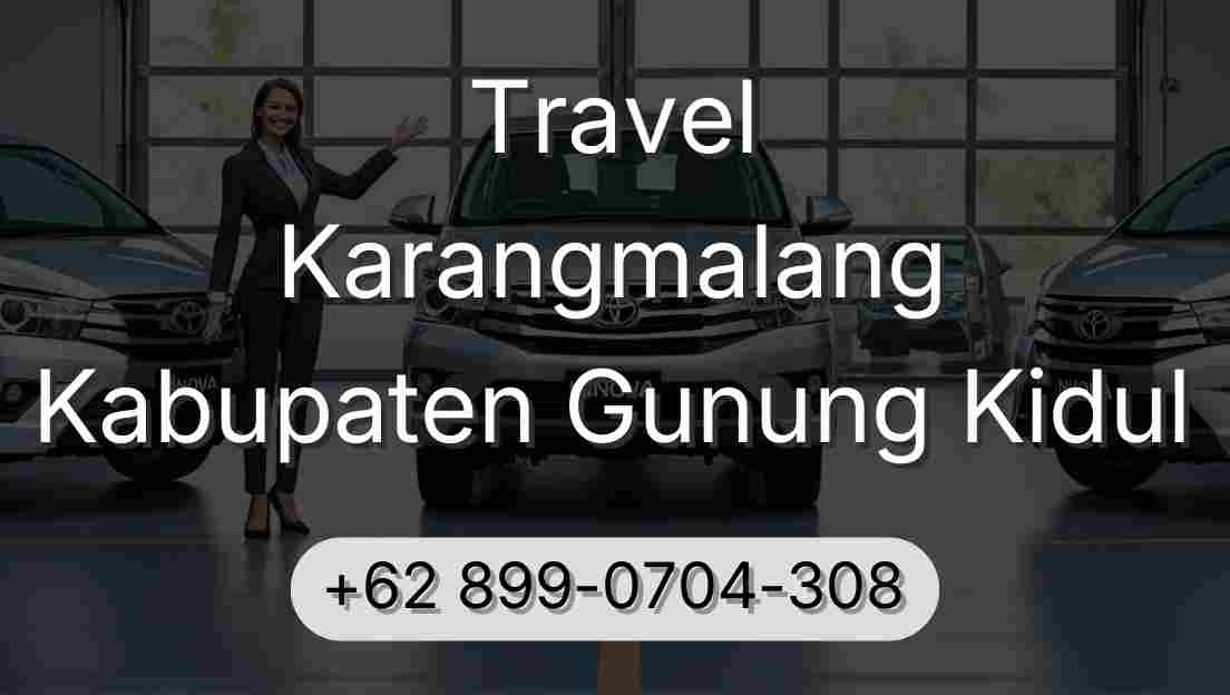 Travel Karangmalang Kabupaten Gunung Kidul