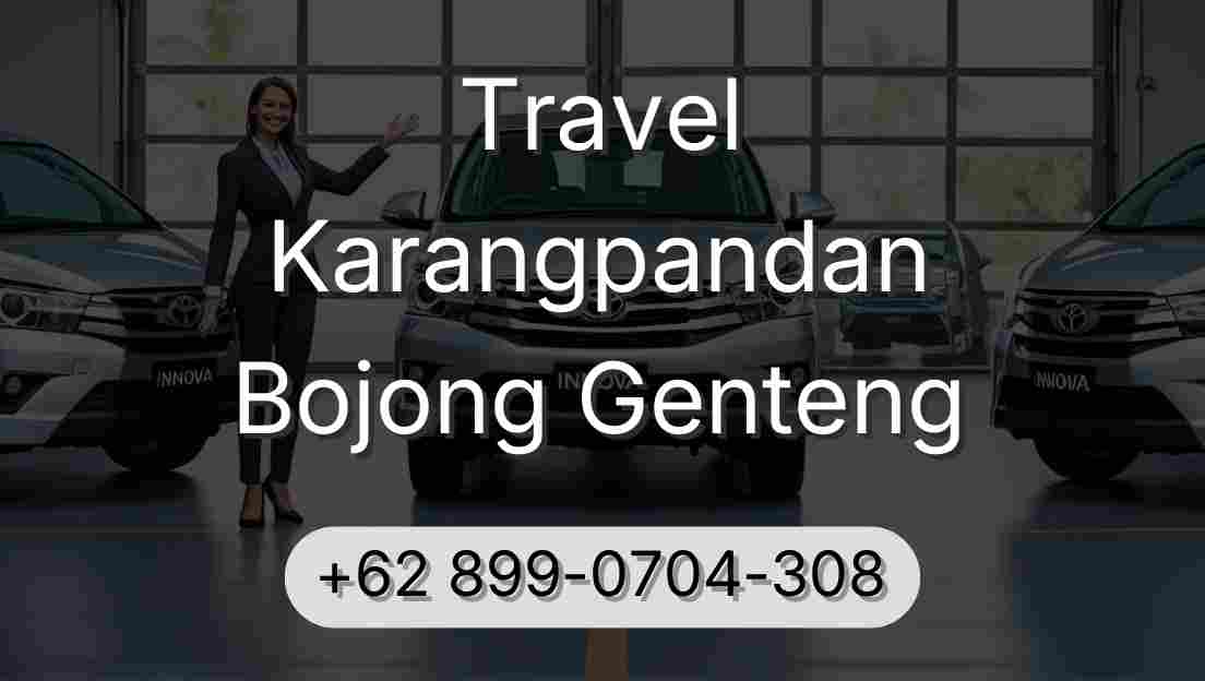 Travel Karangpandan Bojong Genteng