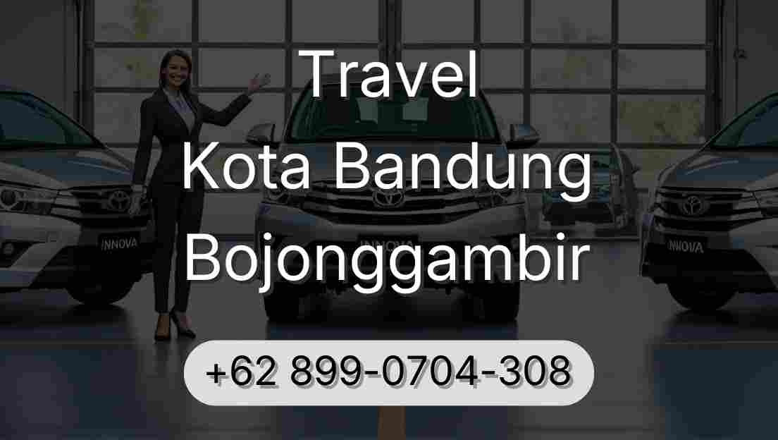 Travel Kota Bandung Bojonggambir