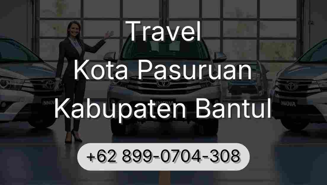 Travel Kota Pasuruan Kabupaten Bantul