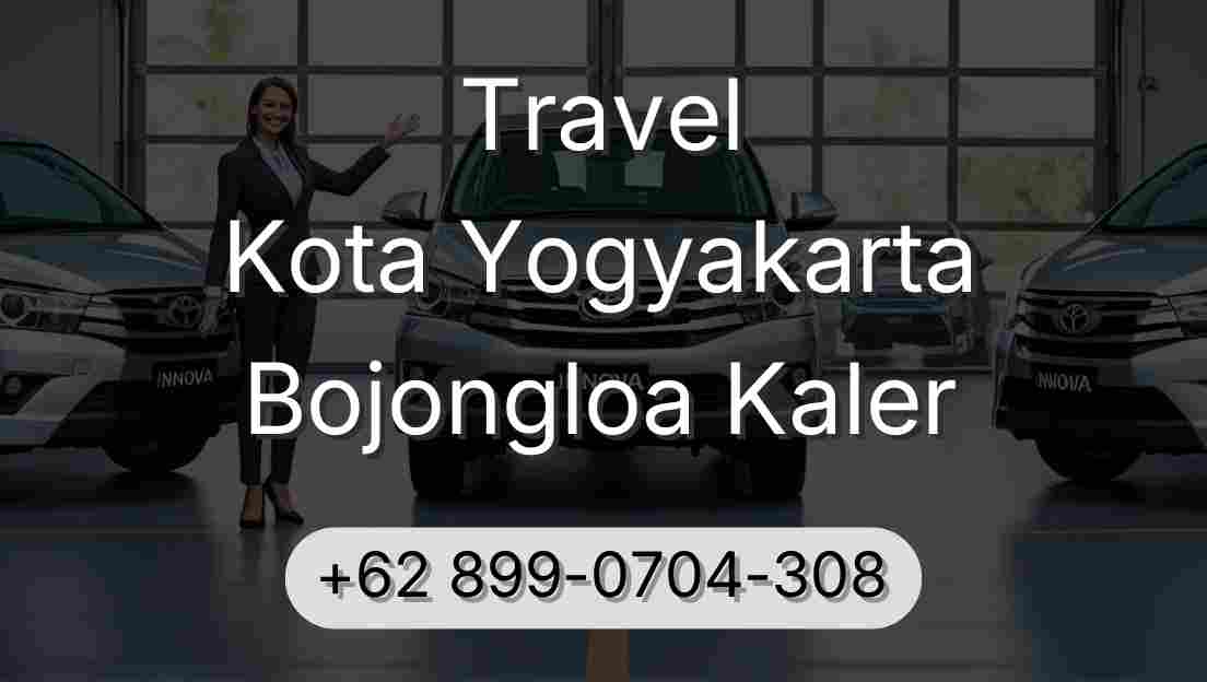 Travel Kota Yogyakarta Bojongloa Kaler