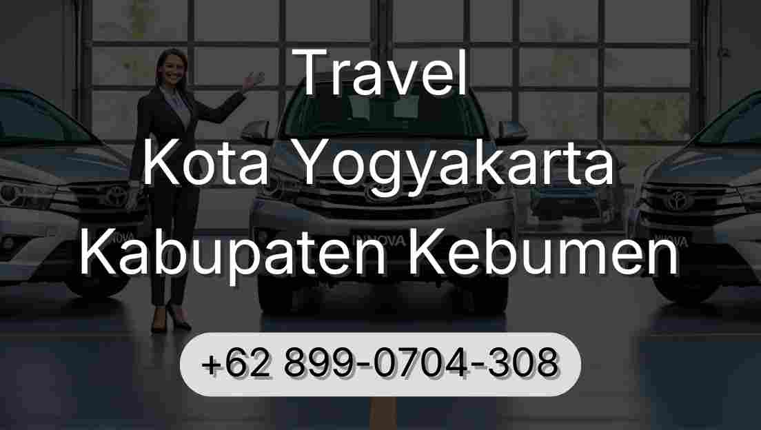 Travel Kota Yogyakarta Kabupaten Kebumen