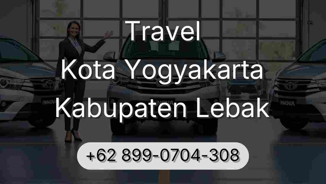 Travel Kota Yogyakarta Kabupaten Lebak