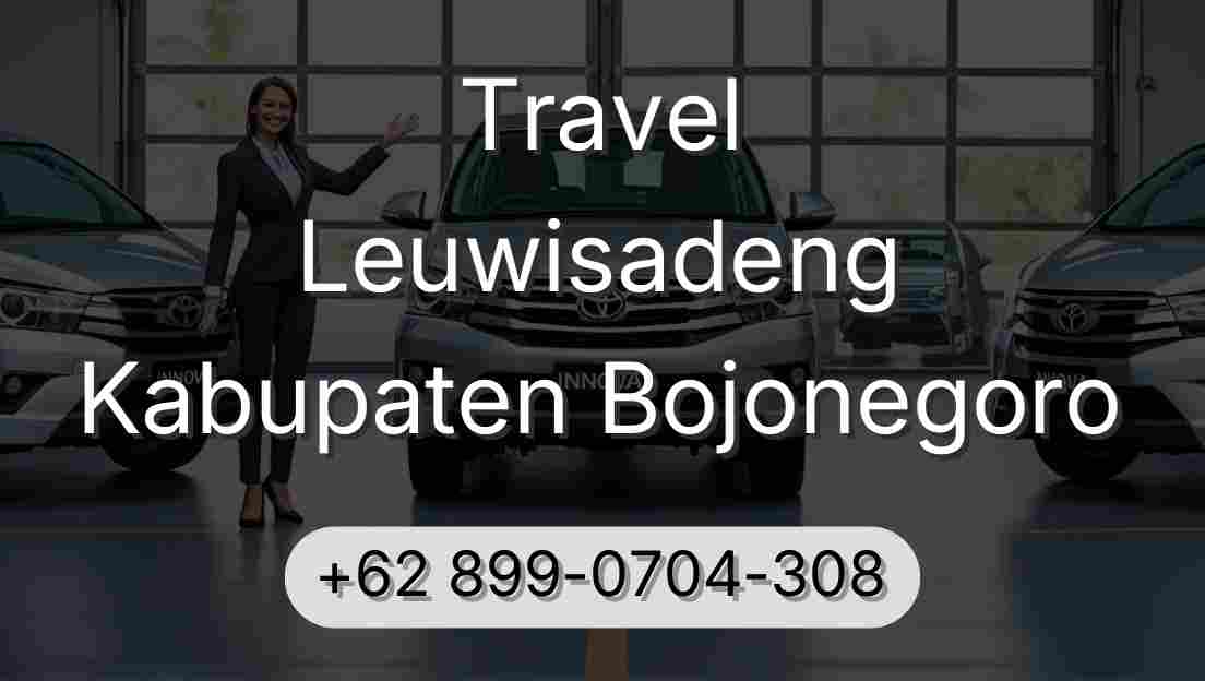 Travel Leuwisadeng Kabupaten Bojonegoro