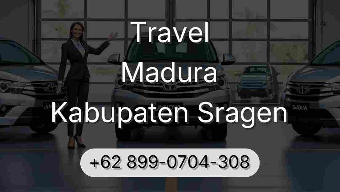 Travel Madura Kabupaten Sragen