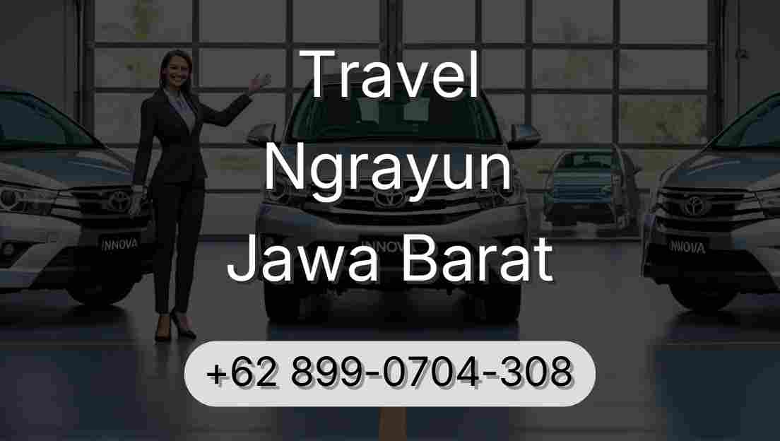 Travel Ngrayun Jawa Barat