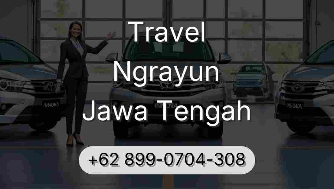 Travel Ngrayun Jawa Tengah