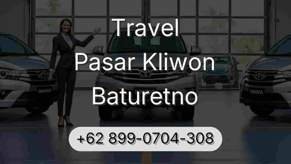 Travel Pasar Kliwon Baturetno