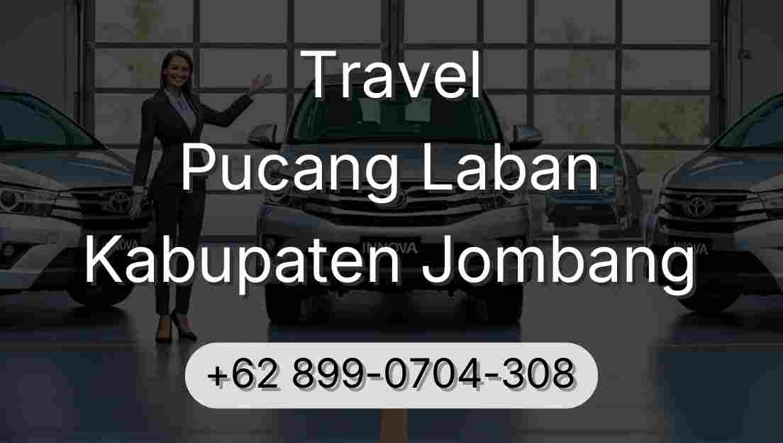 Travel Pucang Laban Kabupaten Jombang