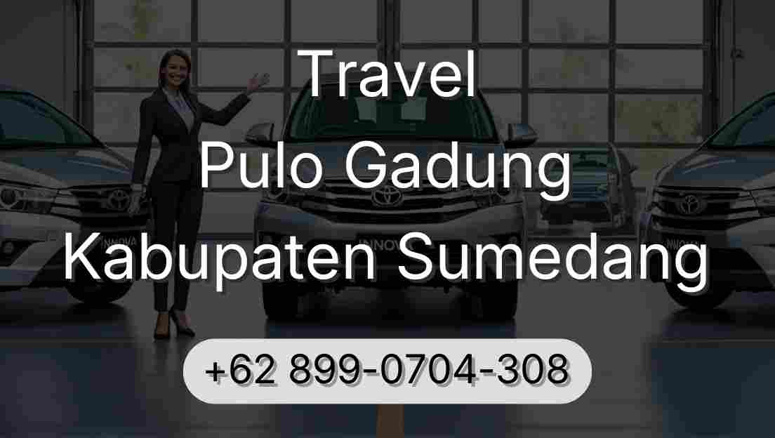 Travel Pulo Gadung Kabupaten Sumedang