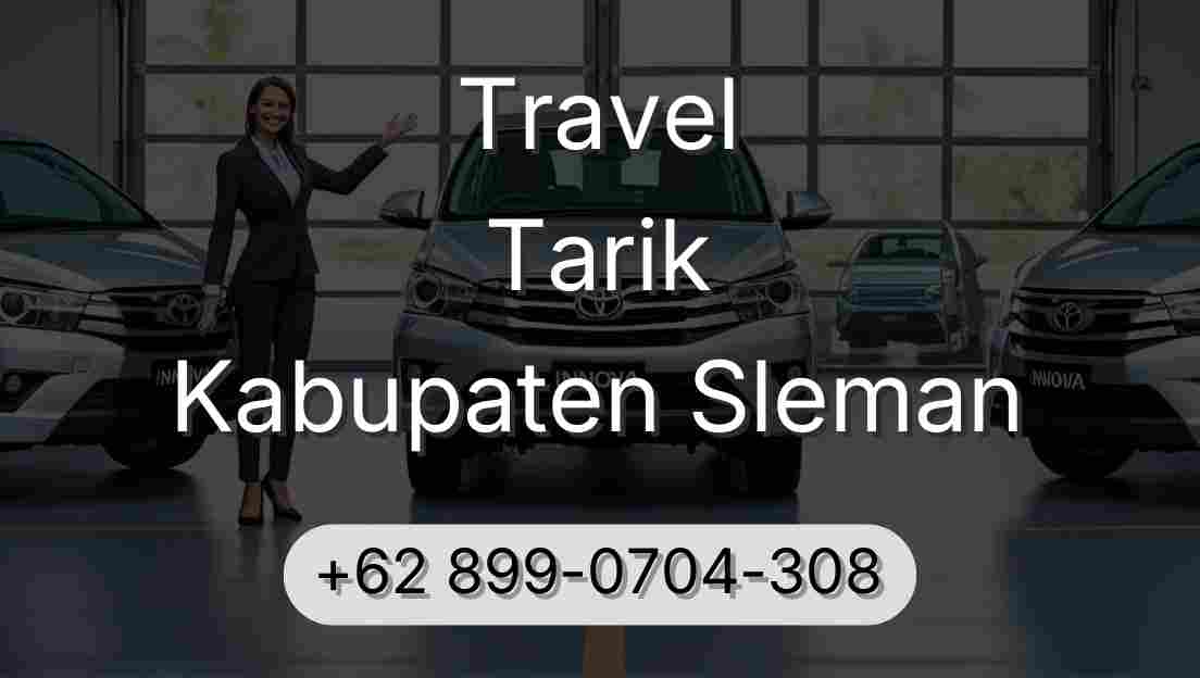 Travel Tarik Kabupaten Sleman