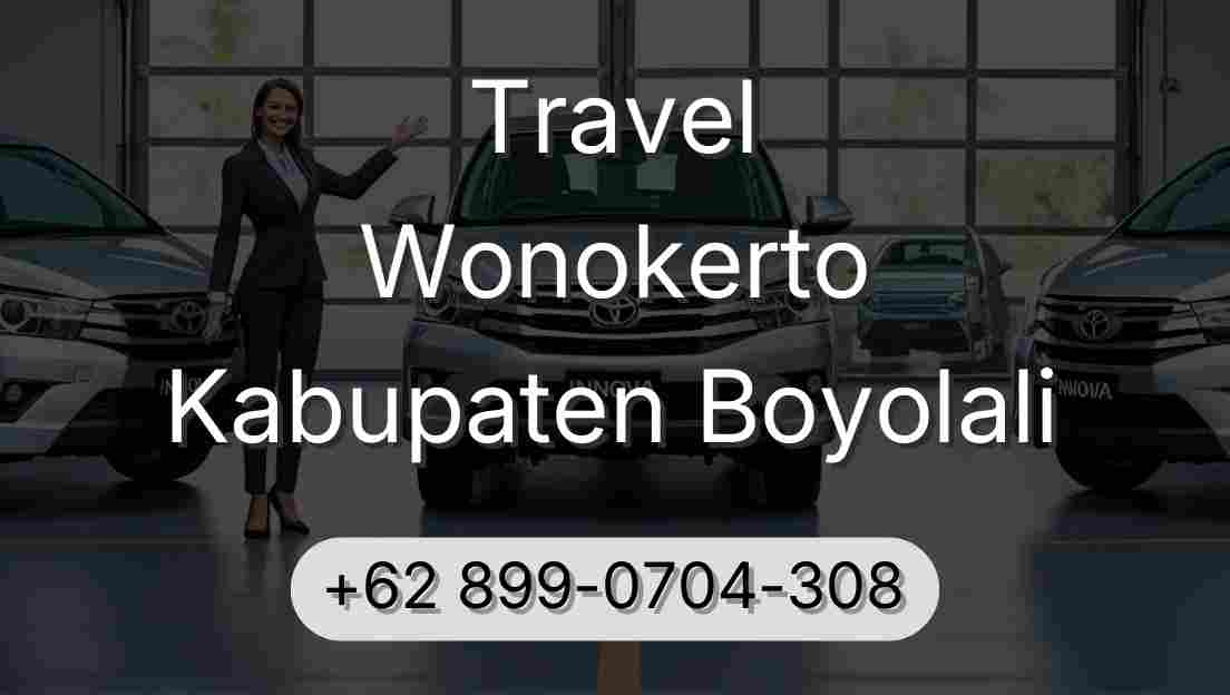 Travel Wonokerto Kabupaten Boyolali